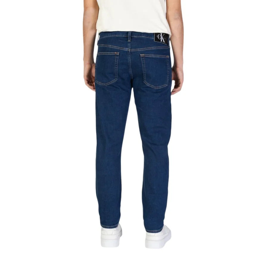 Calvin Klein Jeans Blue Cotton Slim Fit
