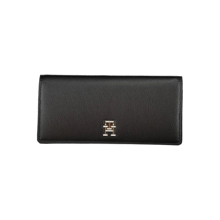 Tommy Hilfiger Black Polyurethane Women Wallet