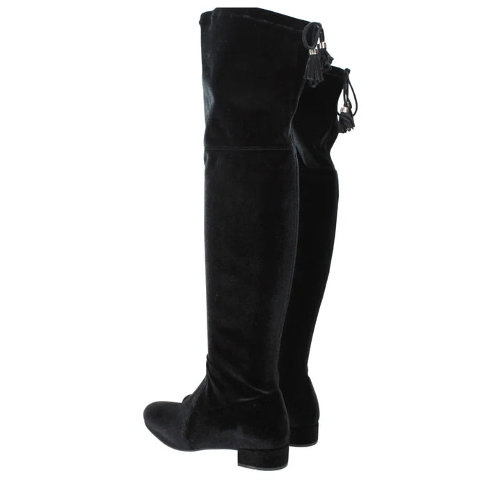 Prada Black Velvet Over The Knee