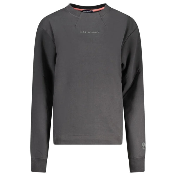 North Sails Black Cotton Women Sweatshirt