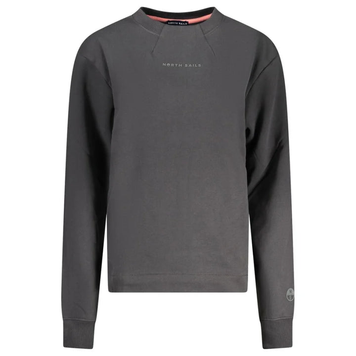 North Sails Black Cotton Women Sweatshirt