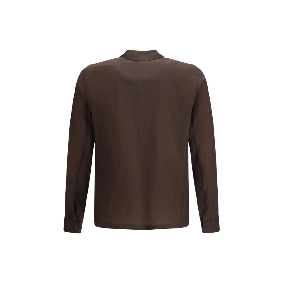 Herno Brown Polyamide Shirt