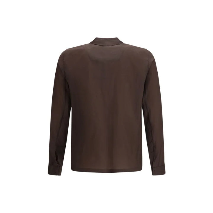 Herno Brown Polyamide Shirt