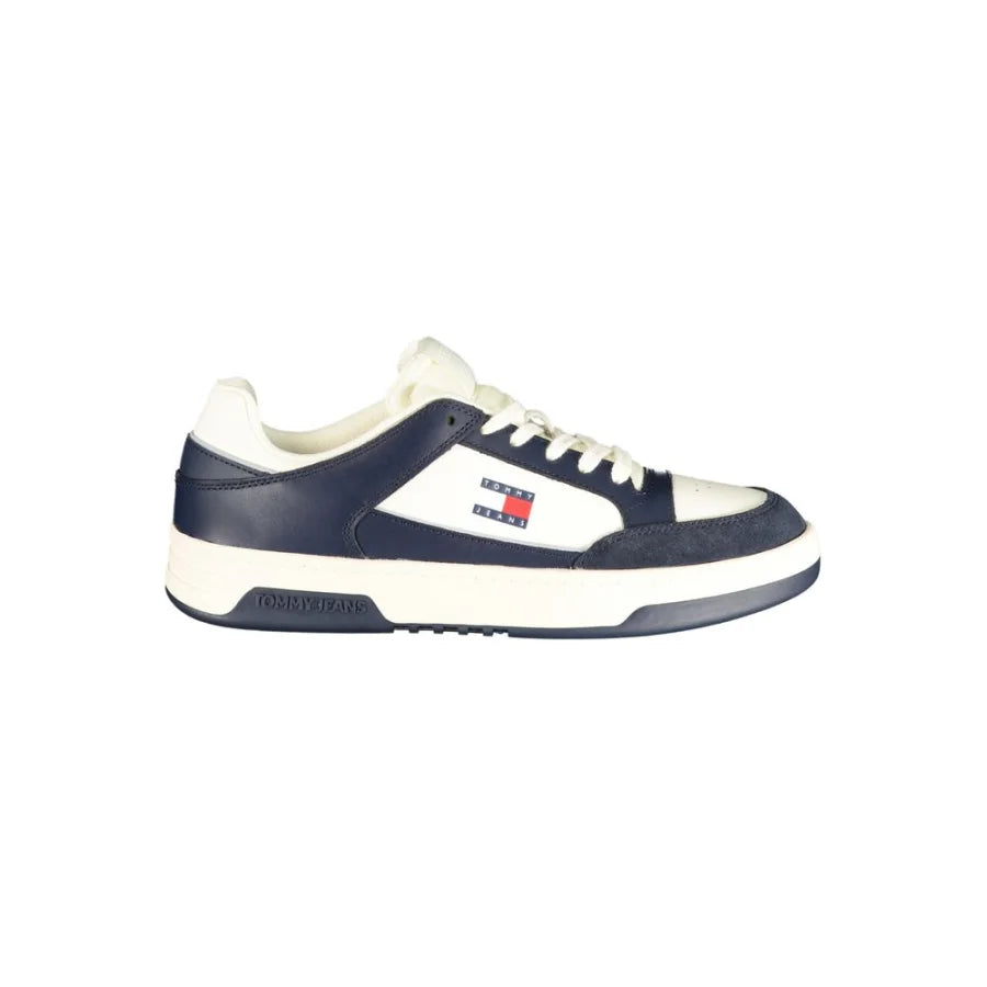 Tommy Hilfiger Bianco Polyurethane Men Sneaker