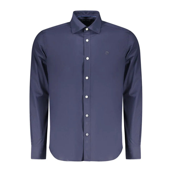 North Sails Blu Cotton Mens Shirt