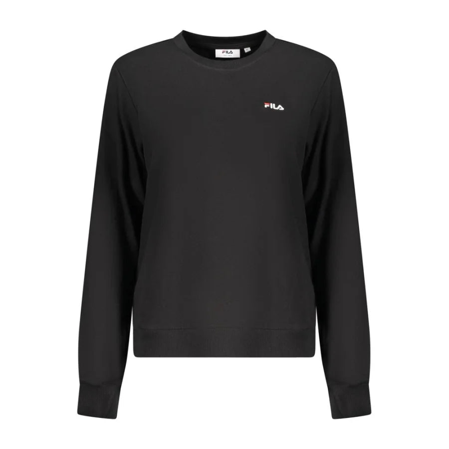 Fila Black Cotton Women Sweatshirt