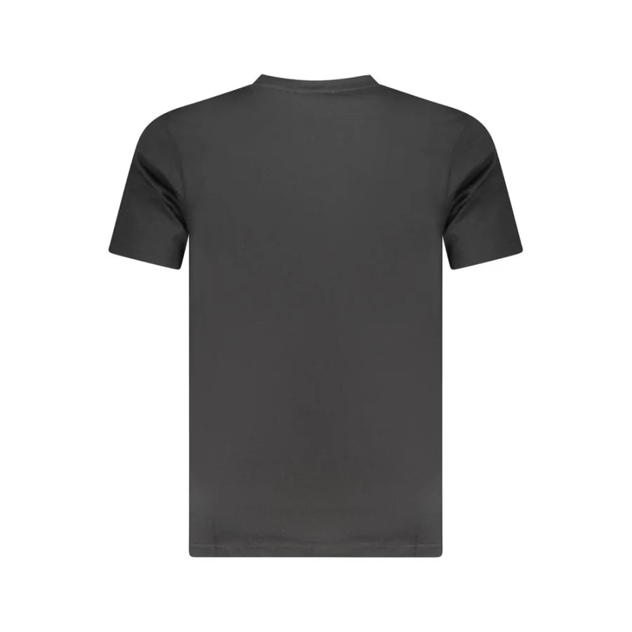 Cavalli Class Black Cotton Men T-Shirt