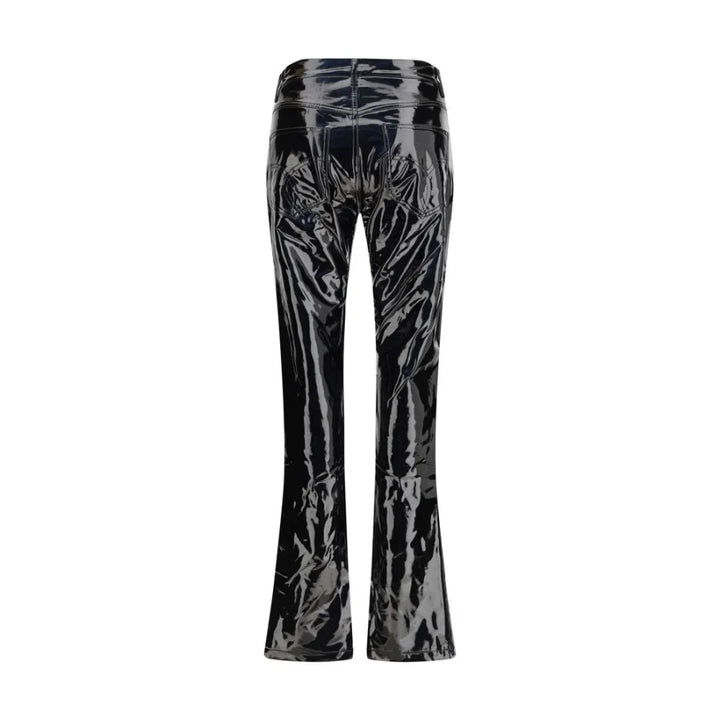 Fiorucci Black Polyethylene Casual Pants
