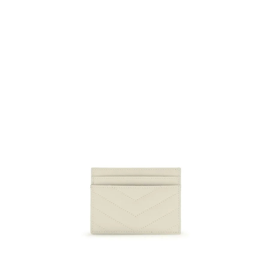 Saint Laurent Beige Calf Leather Bos Taurus Wallet
