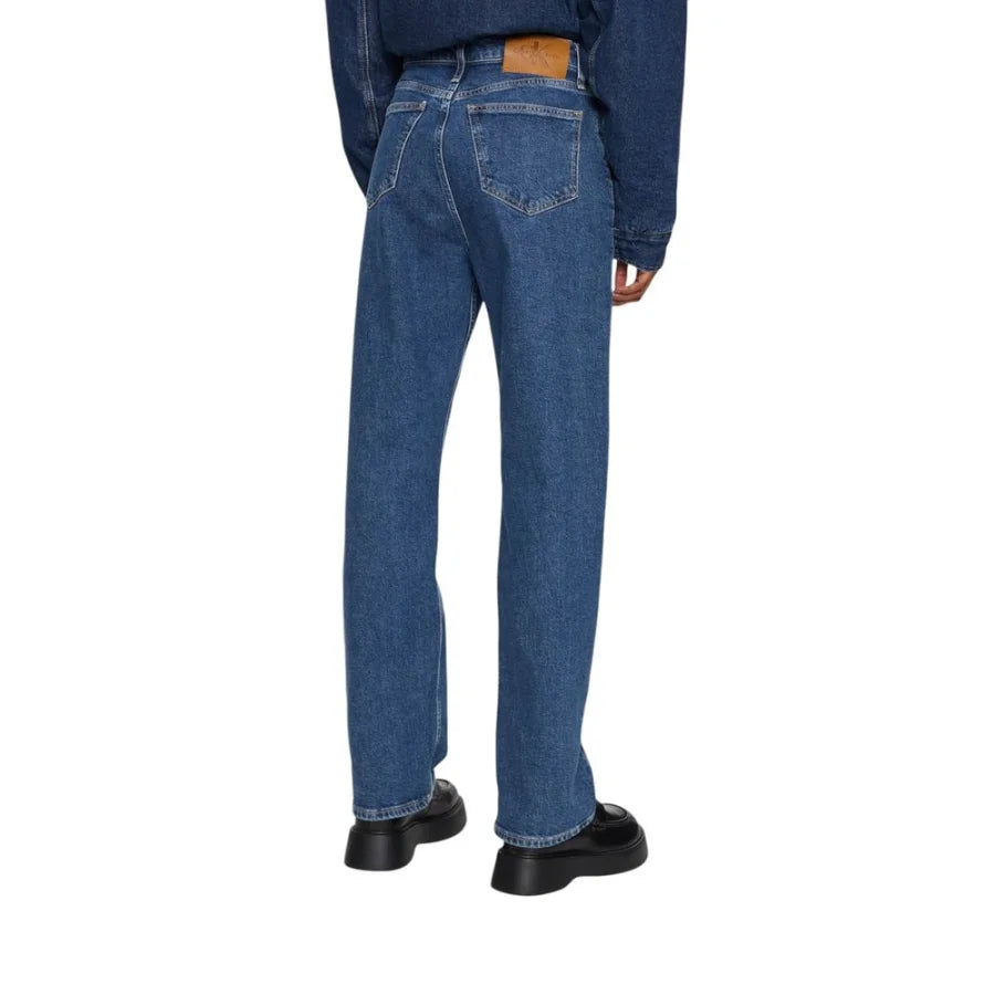 Calvin Klein Jeans Blue Cotton Mom