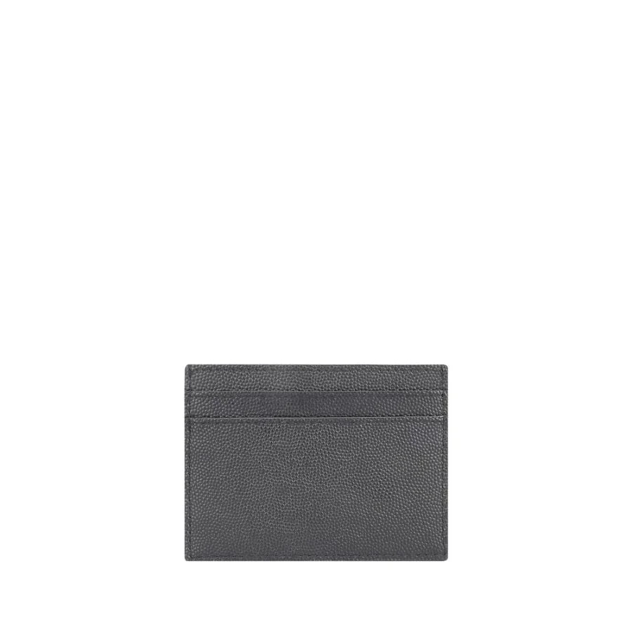 Saint Laurent Gray Calf Leather Bos Taurus Wallet