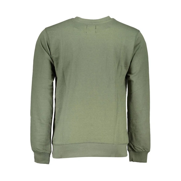 Gianmarco Venturi Verde Cotton Men Sweatshirt