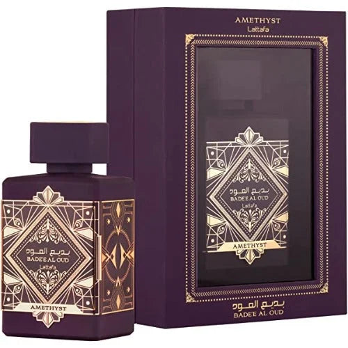 Bade’e Al Oud Amethyst Perfume Unisex Amber Vanilla Sensation Fragrance Lattafa