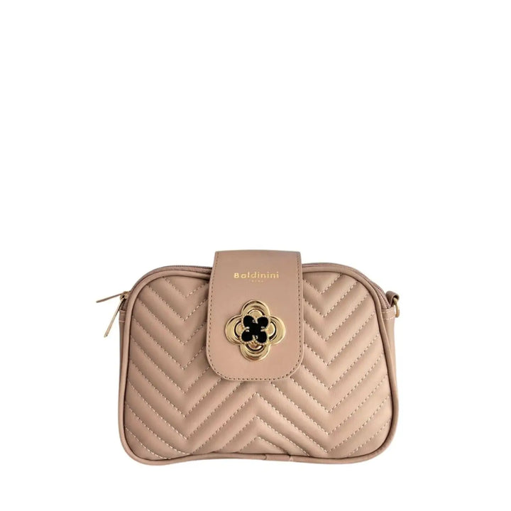 Baldinini Trend Beige Pu Women Crossbody