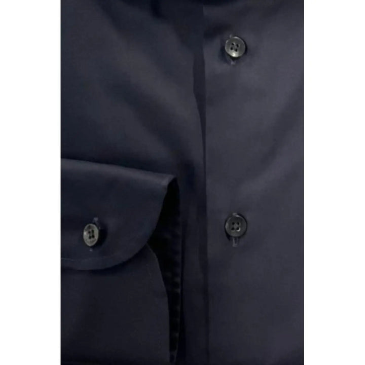 Baldinini Trend Black Cotton Men’s Shirt
