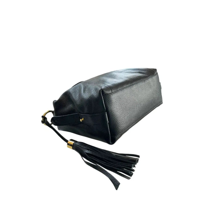 Baldinini Trend Black Leather Women Handbag
