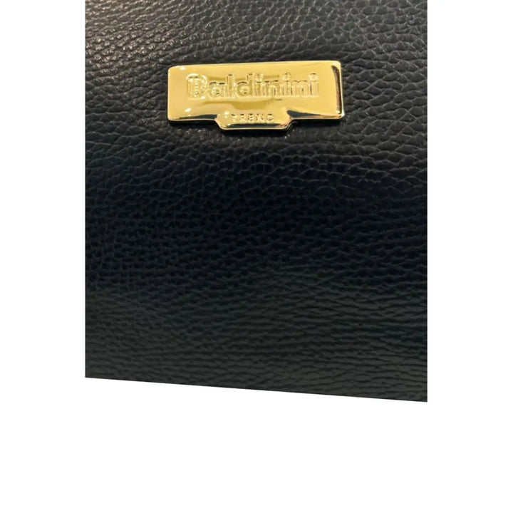 Baldinini Trend Black Leather Women Handbag
