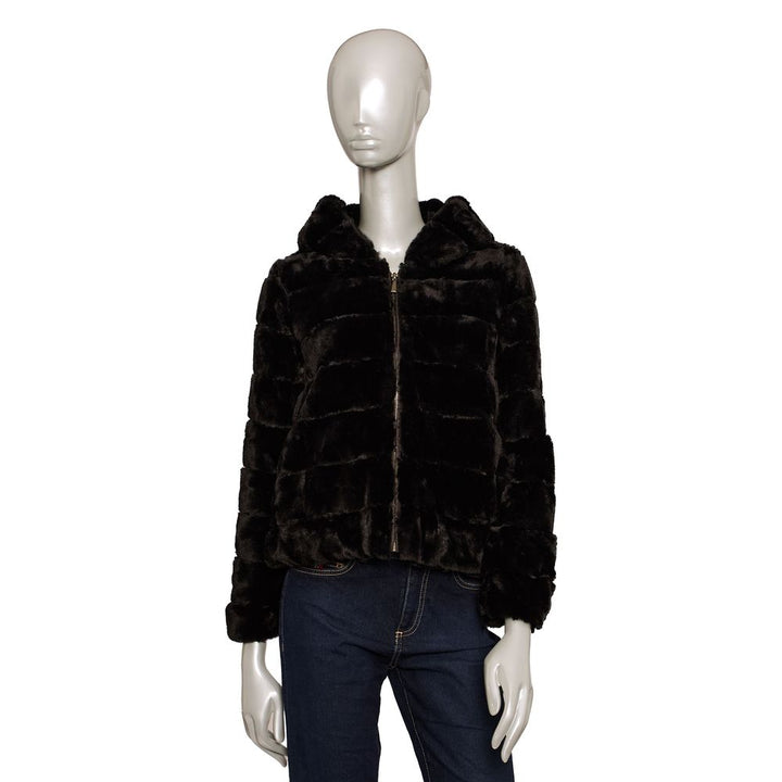 Baldinini Trend Bomber Jackets - Black Polyester &amp; Coat