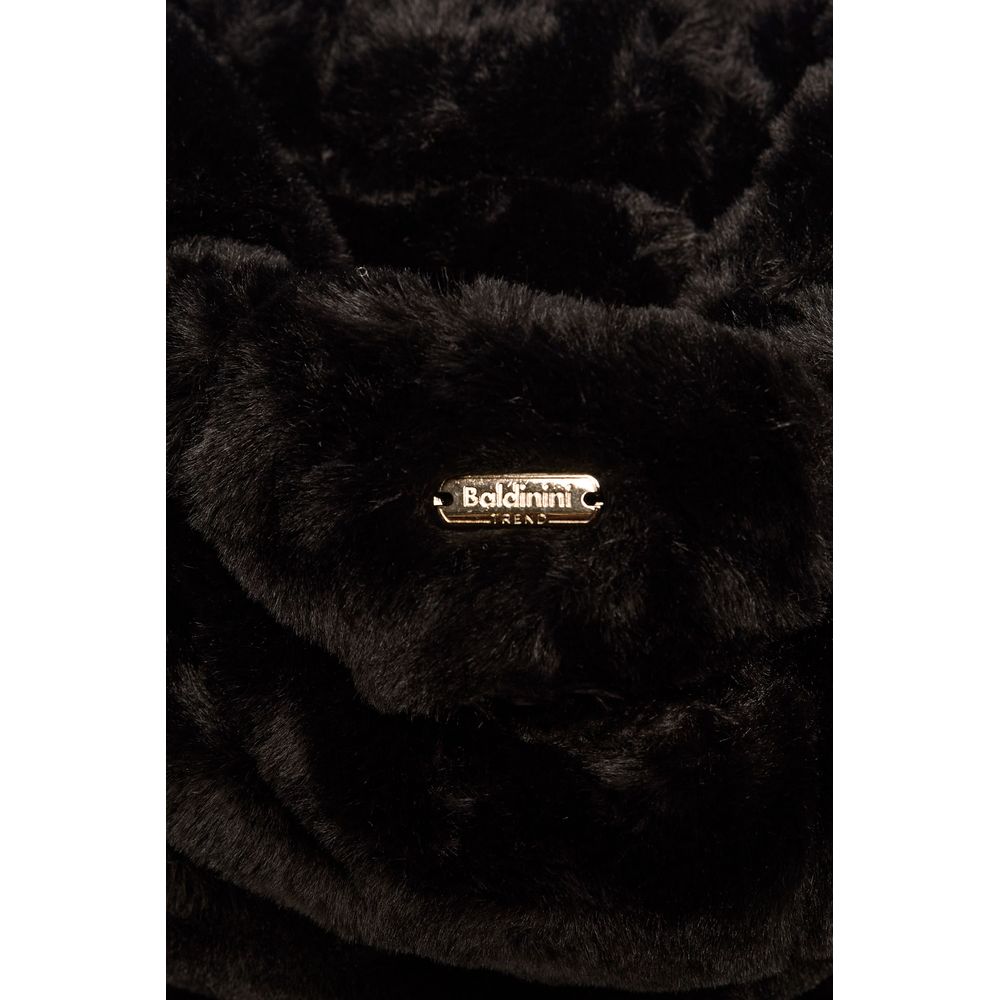 Baldinini Trend Bomber Jackets - Black Polyester &amp; Coat