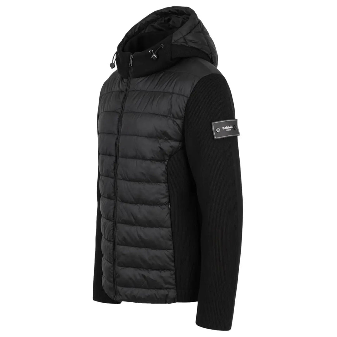 Baldinini Trend Black Polyester Men Jacket