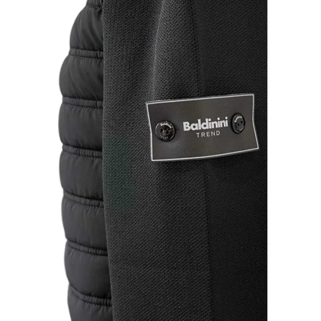 Baldinini Trend Black Polyester Men Jacket