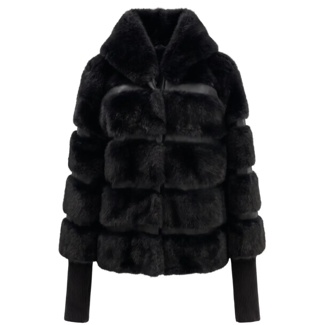 Baldinini Trend Black Polyester Women Jacket