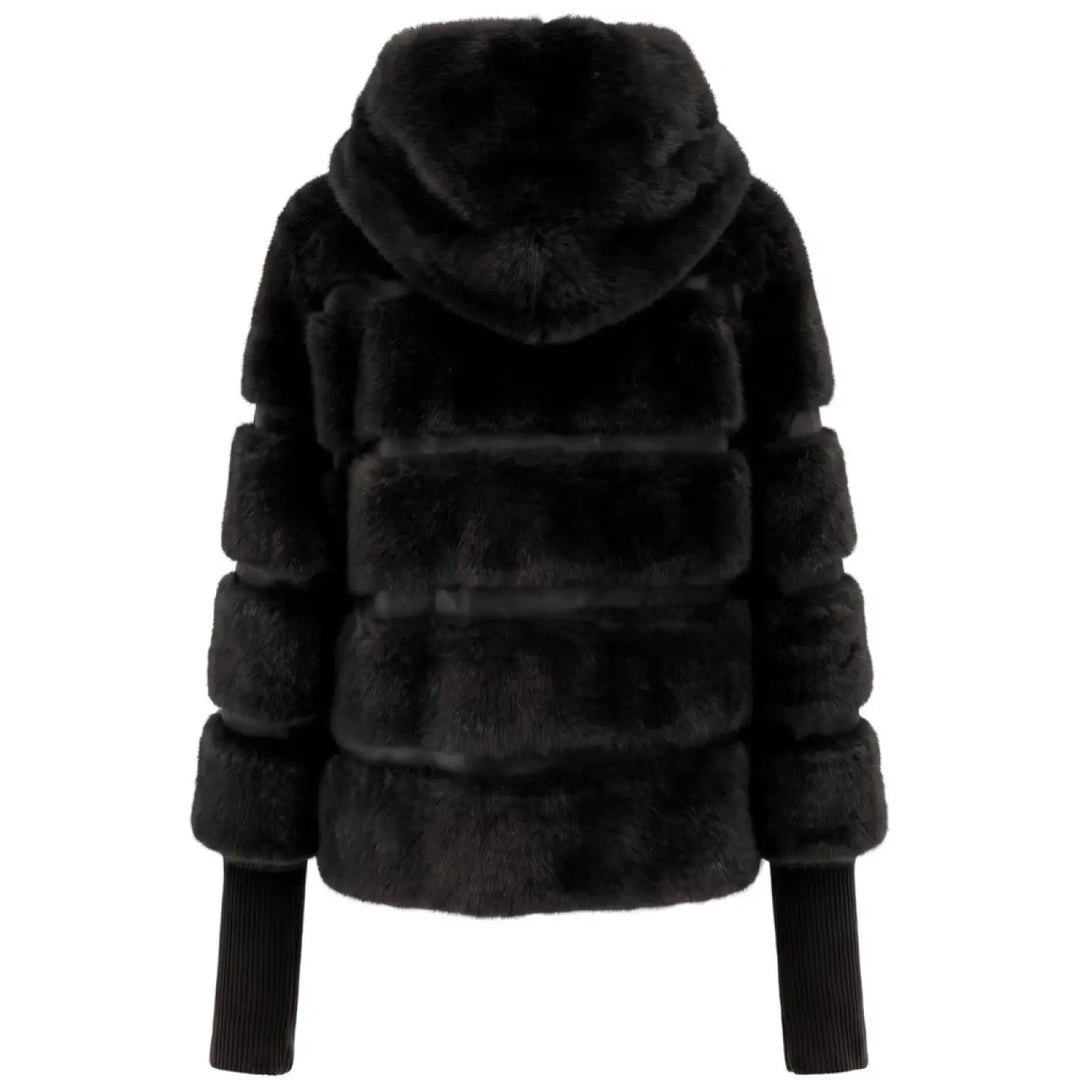 Baldinini Trend Black Polyester Women Jacket