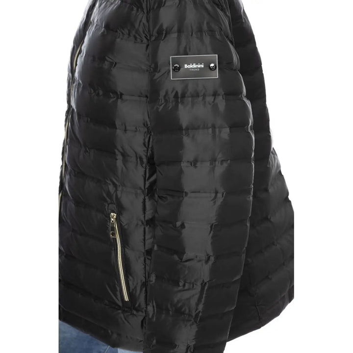 Baldinini Trend Black Pu Women Jacket