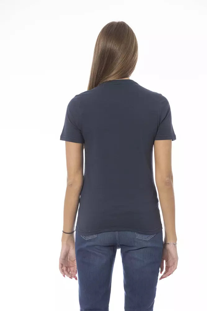 Baldinini Trend - Blue Cotton Women T-Shirt