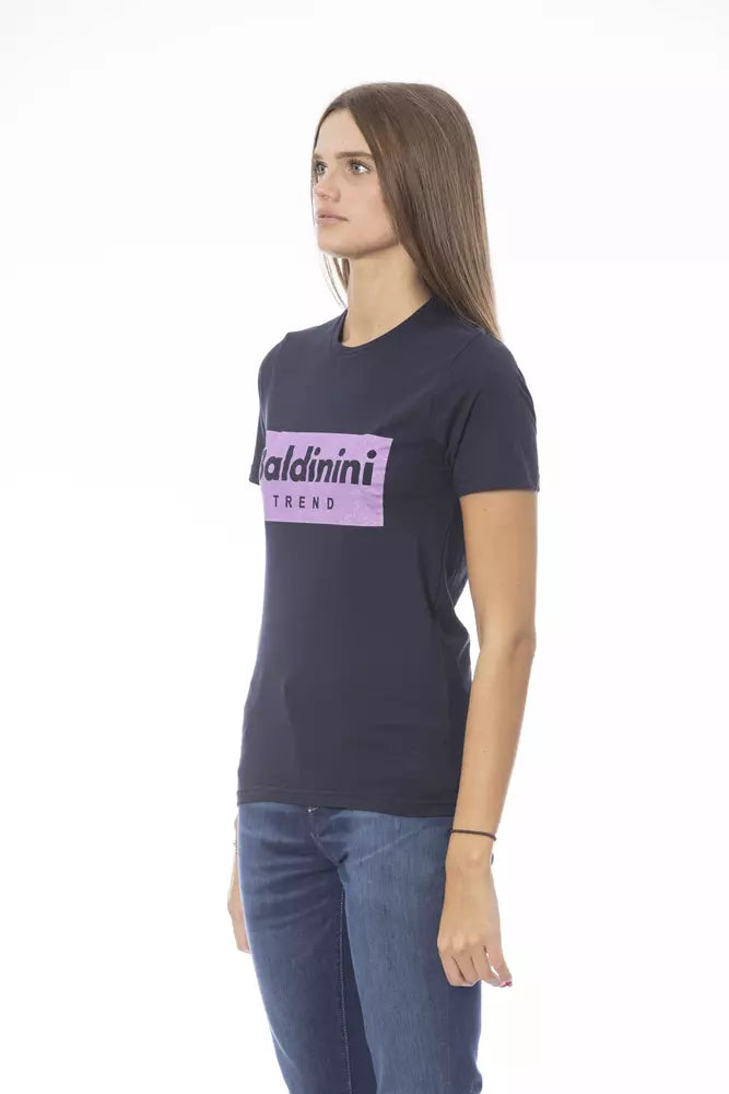 Baldinini Trend - Blue Cotton Women T-Shirt