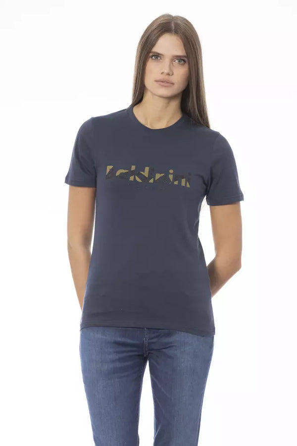 Baldinini Trend - Blue Cotton Women T-Shirt