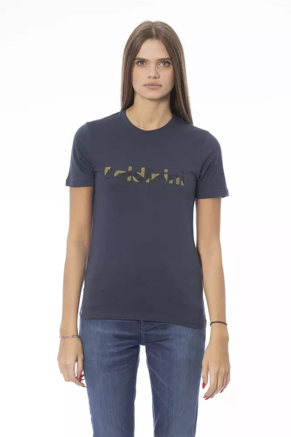 Baldinini Trend - Blue Cotton Women T-Shirt