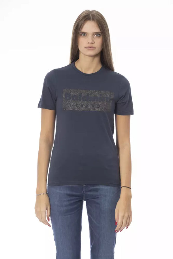 Baldinini Trend - Blue Cotton Women T-Shirt