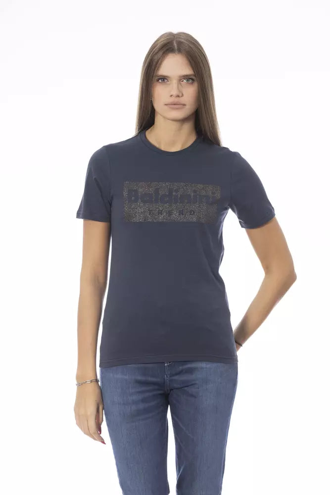 Baldinini Trend - Blue Cotton Women T-Shirt