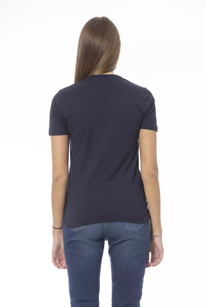 Baldinini Trend - Blue Cotton Women T-Shirt