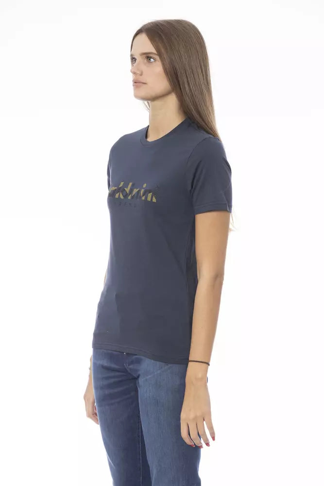 Baldinini Trend - Blue Cotton Women T-Shirt