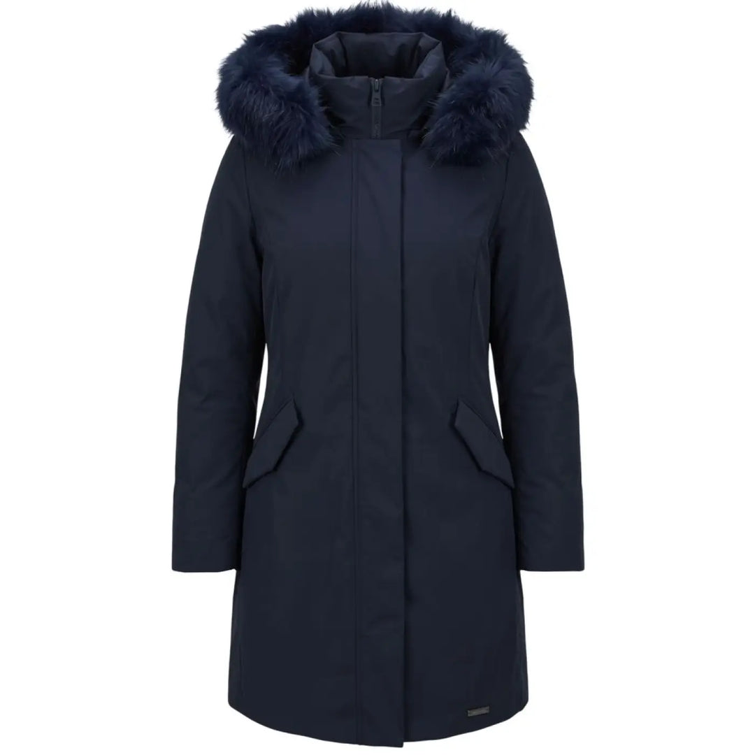 Baldinini Trend Blue Nylon Women Jacket