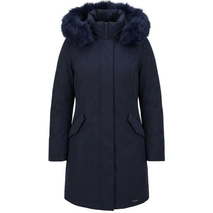 Baldinini Trend Blue Nylon Women Jacket