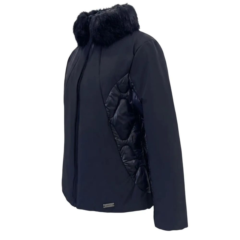Baldinini Trend Blue Nylon Women Jacket