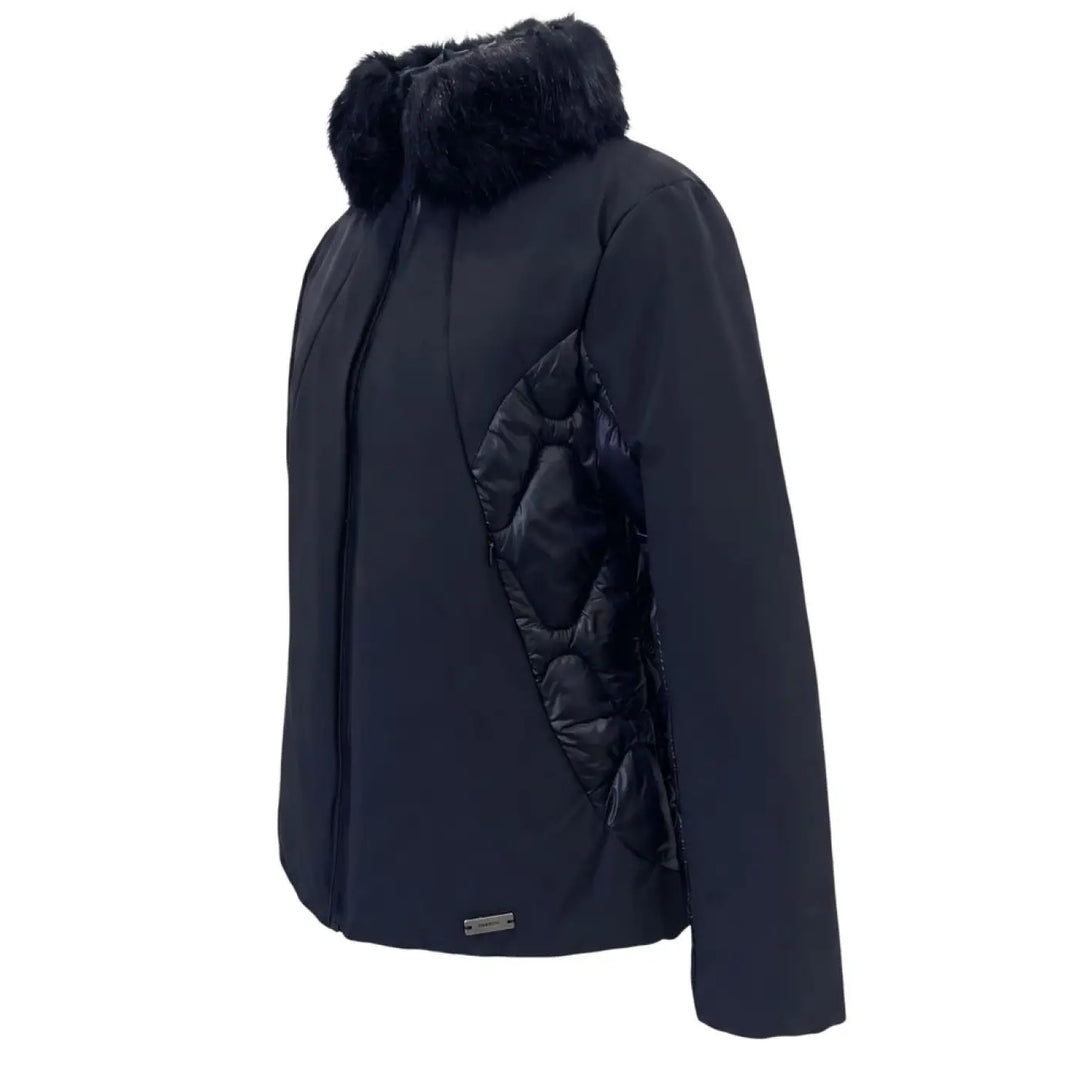 Baldinini Trend Blue Nylon Women Jacket