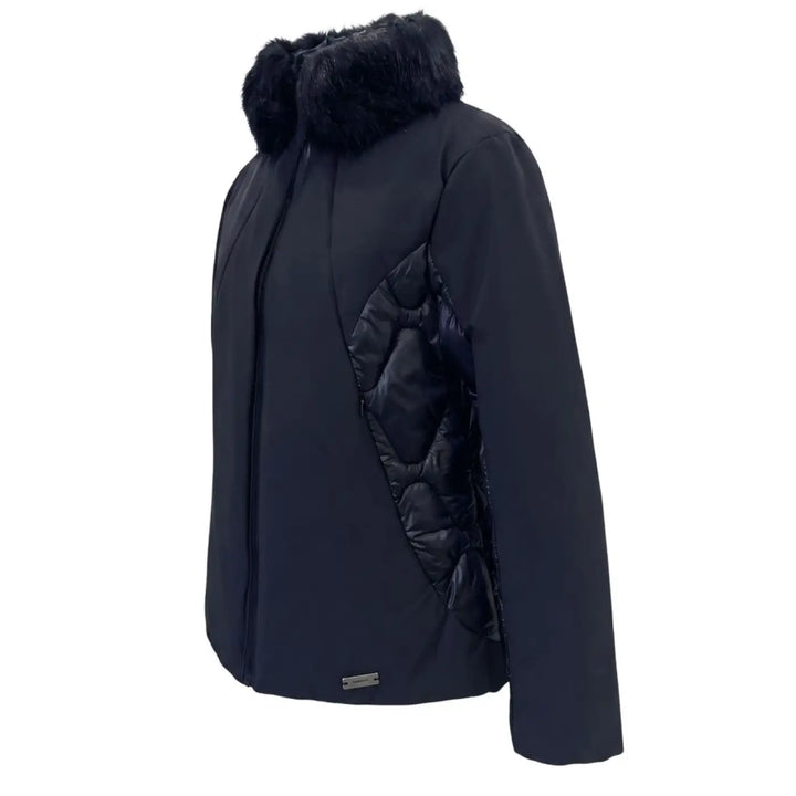 Baldinini Trend Blue Nylon Women Jacket