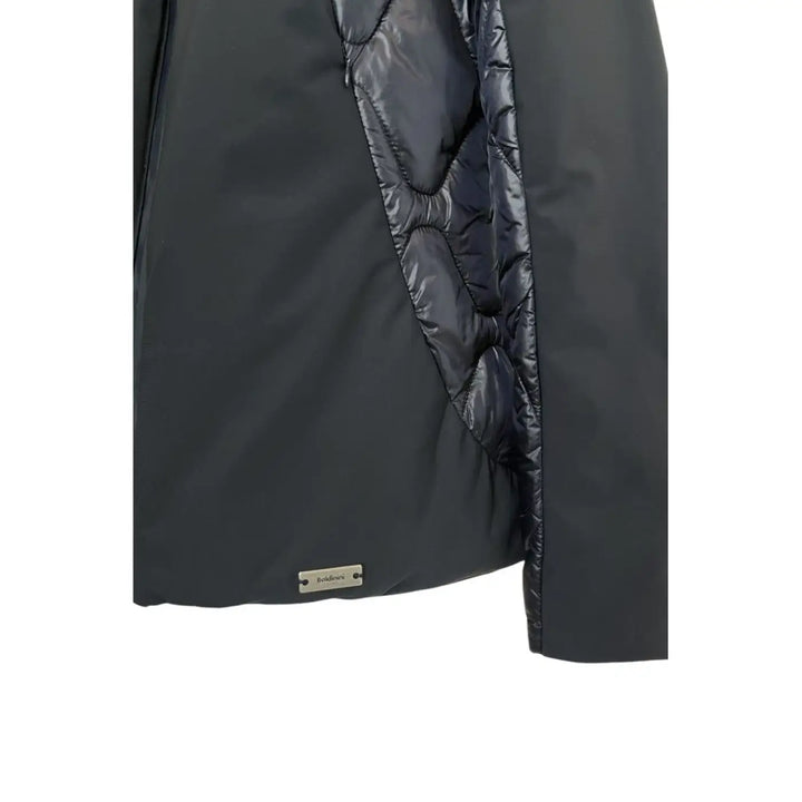 Baldinini Trend Blue Nylon Women Jacket