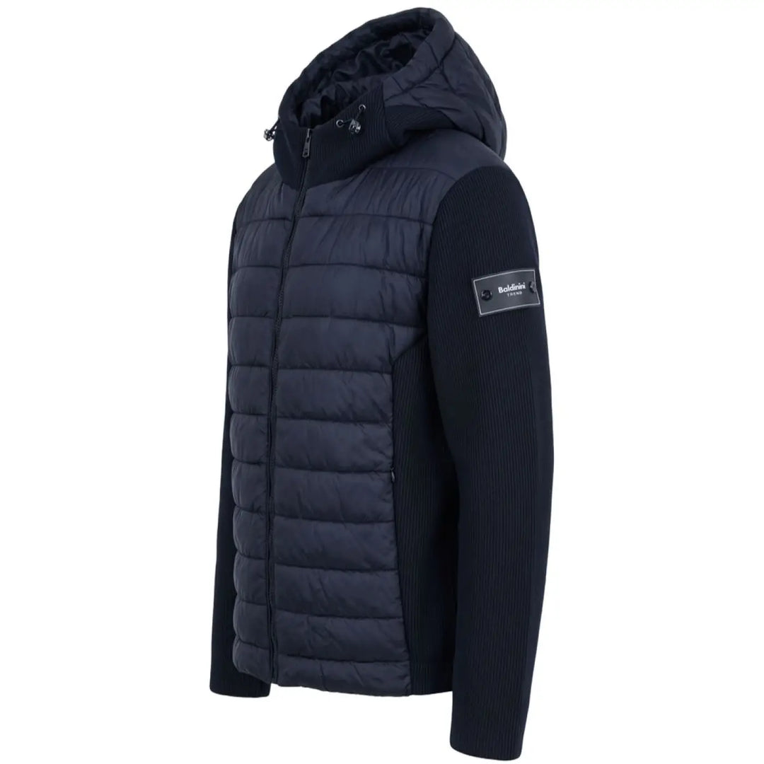 Baldinini Trend Blue Polyester Men Jacket