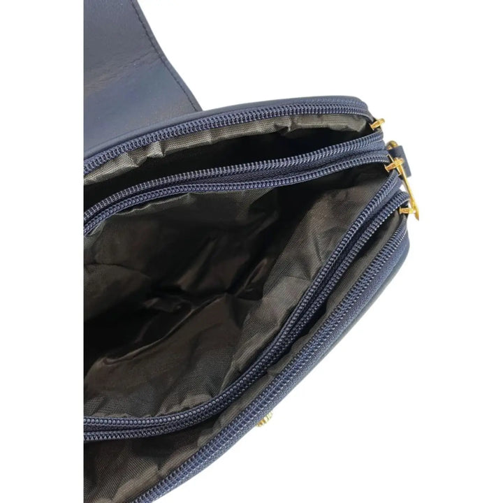 Baldinini Trend Blue Pu Women Crossbody Bag