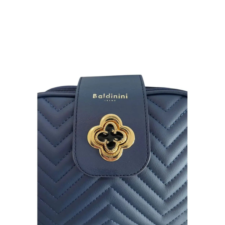 Baldinini Trend Blue Pu Women Crossbody Bag