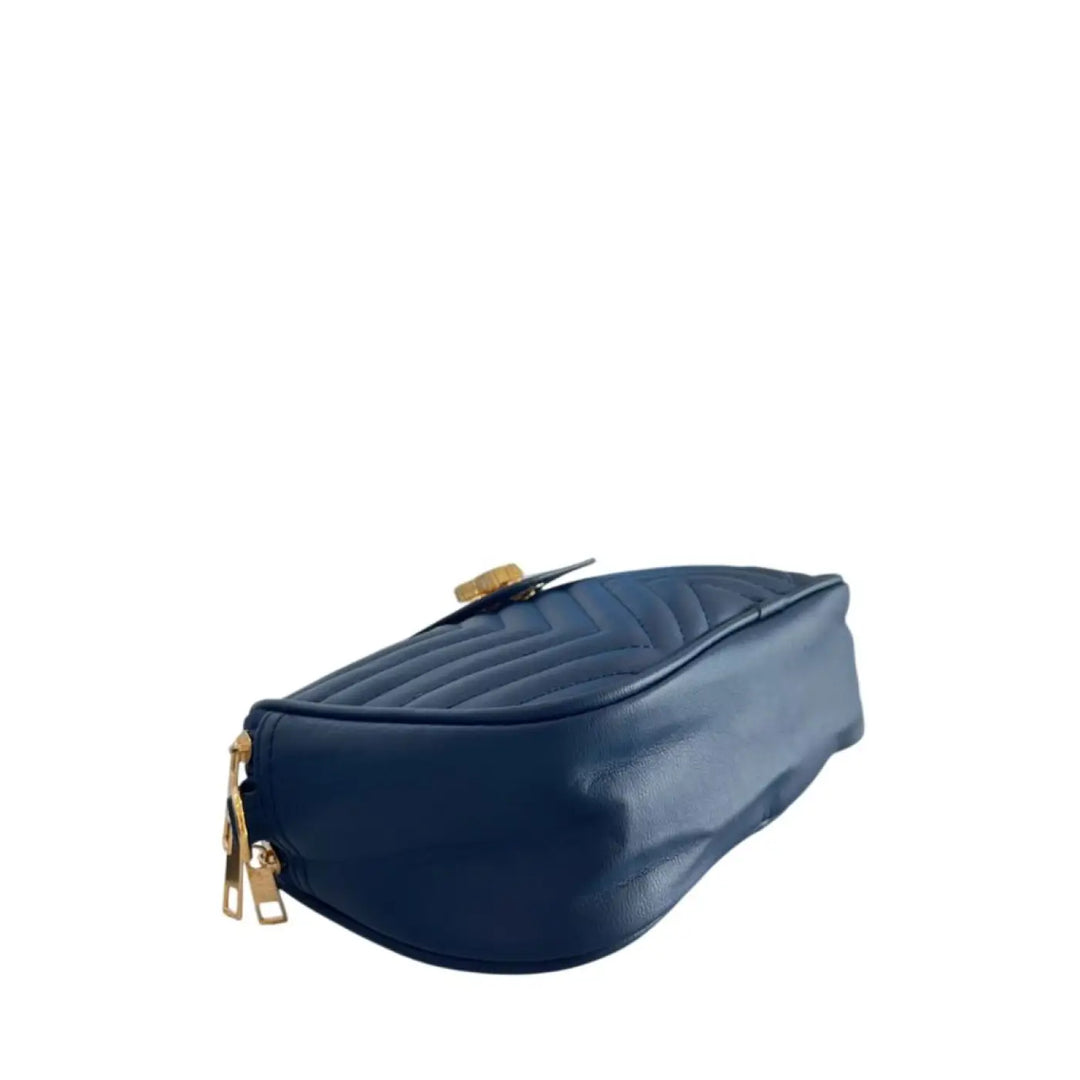 Baldinini Trend Blue Pu Women Crossbody Bag