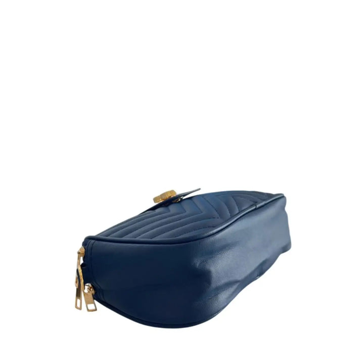 Baldinini Trend Blue Pu Women Crossbody Bag