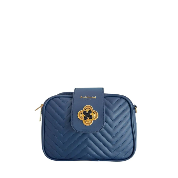 Baldinini Trend Blue Pu Women Crossbody Bag
