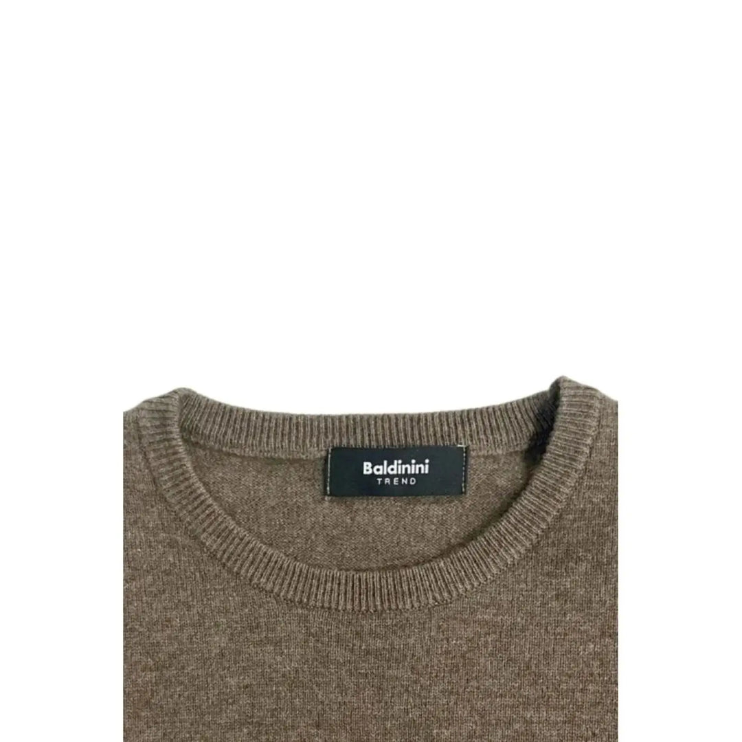 Baldinini Trend Brown Cashmere Men Sweater