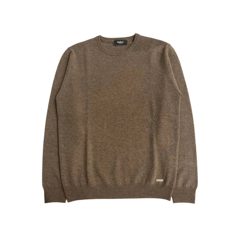 Baldinini Trend Brown Cashmere Men Sweater